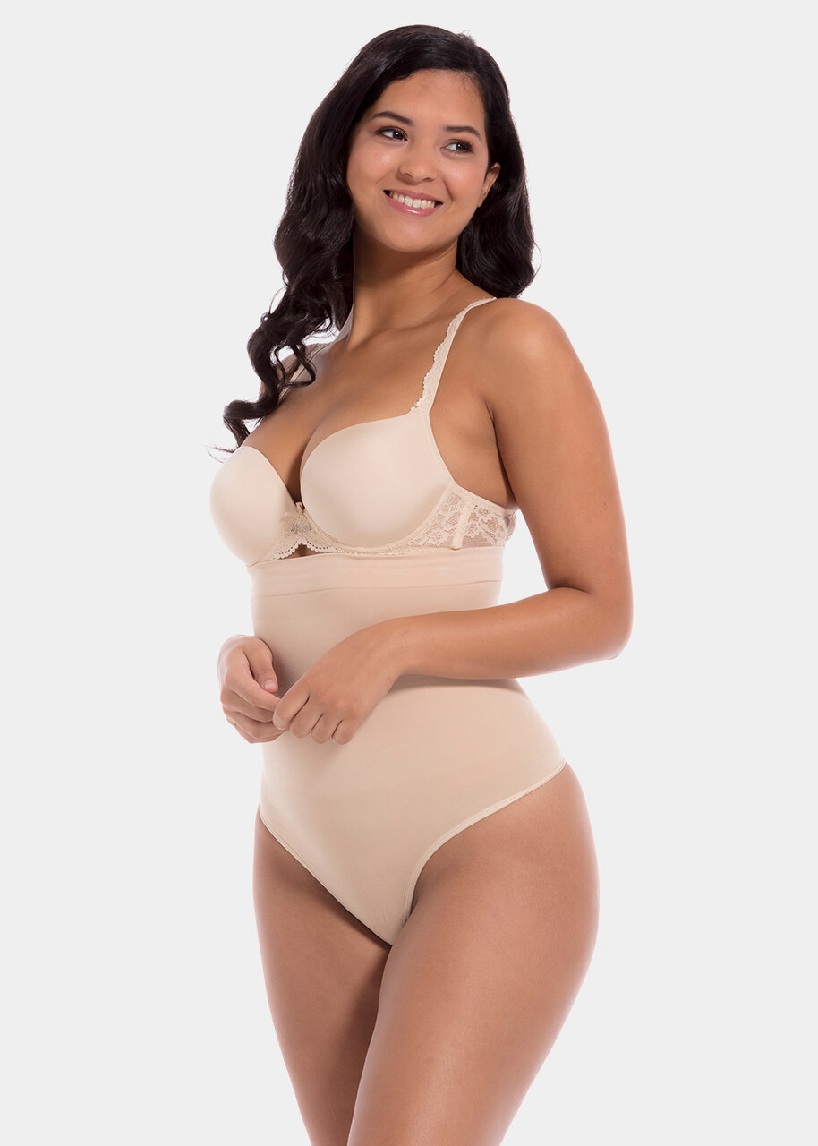 Magic Bodyfashion Comfort Shapewear Thong With Light Shaping In  Espresso-brown